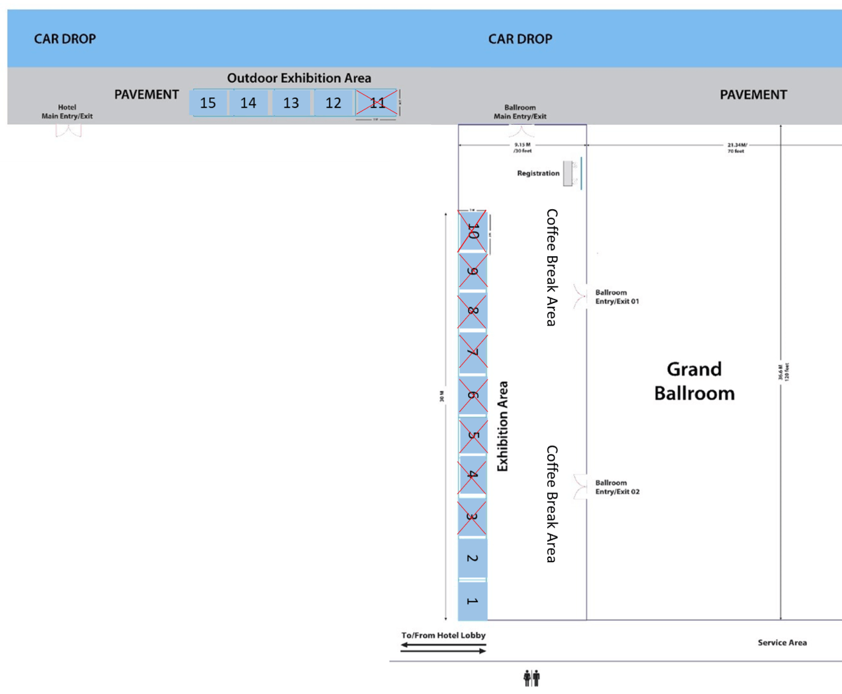 Floor Plan for Exhibition